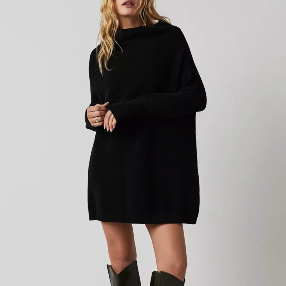 Free People Ottoman Ribbed Tunic Sweater
